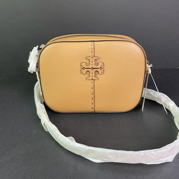 Tory Burch Bags Tory Burch Mcgraw Mini Leather Crossbody Camera Bag